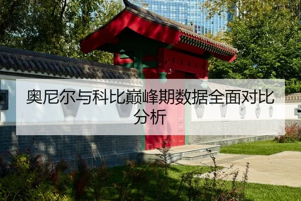 奥尼尔与科比巅峰期数据全面对比分析